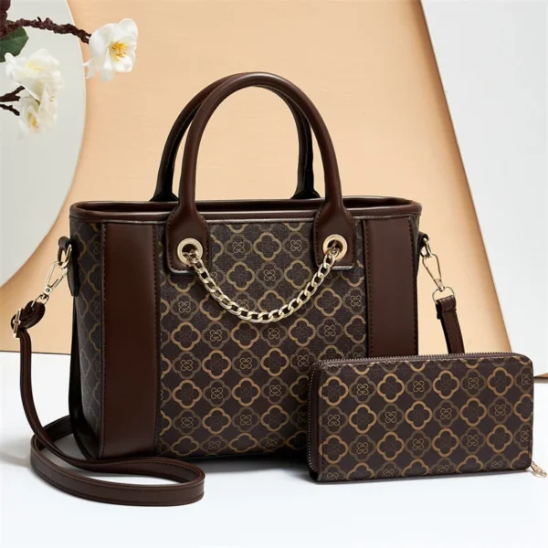 ⁦Wholesale Women Bags Handbag  Classic Four-leaf Clover  One Shoulder Crossbody  Retro Womens Wallet Chain Handbags⁩ - الصورة ⁦2⁩