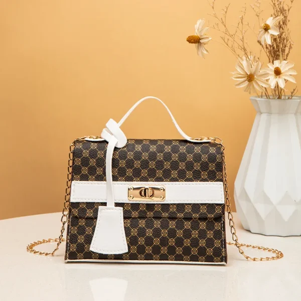 ⁦Hot Sell Classic Luxury Women Pu Handbag for Women Luxury Private Label Handbags Ladies⁩ - الصورة ⁦4⁩