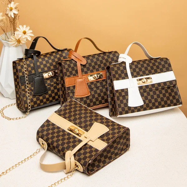 ⁦Hot Sell Classic Luxury Women Pu Handbag for Women Luxury Private Label Handbags Ladies⁩ - الصورة ⁦6⁩