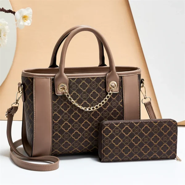 ⁦Wholesale Women Bags Handbag  Classic Four-leaf Clover  One Shoulder Crossbody  Retro Womens Wallet Chain Handbags⁩ - الصورة ⁦3⁩
