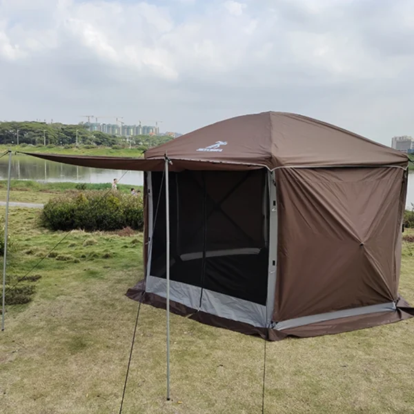 ⁦FEAMONT Wholesale Sale Canvas Waterproof Tent Outdoor Camping Tent⁩ - الصورة ⁦6⁩
