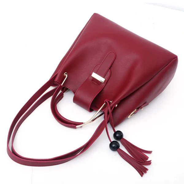 ⁦2023 Factory Wholesale Ladies Purses 3pcs Set Handbags for Women Large Capacity Bags Cheap Quality⁩ - الصورة ⁦2⁩