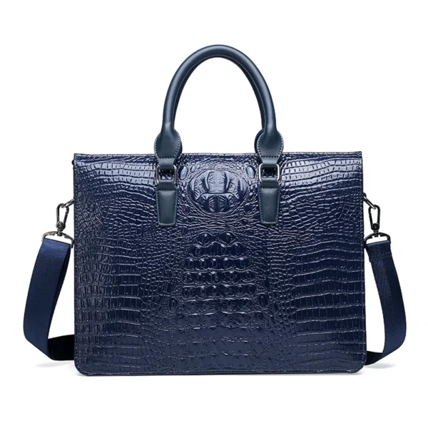 ⁦Wholesale Men's Laptop Briefcase New Product Business Man Handbag Fashion PU Leather Shoulder Bag 14 Inch Tote Laptop Briefcase⁩ - الصورة ⁦5⁩