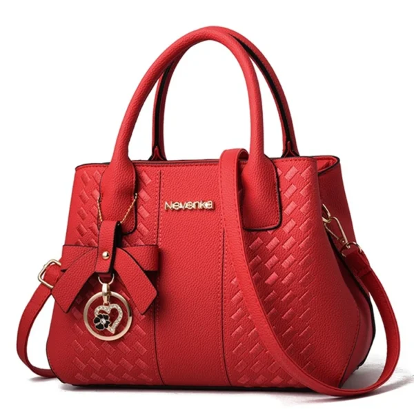 ⁦Ladies Fashion Leather Shoulder Luxury Bags Women Handbags 2021⁩ - الصورة ⁦4⁩