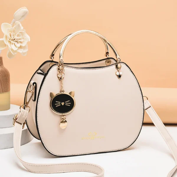 ⁦Bag Women 2022 New Handbags  Cat Pendant Single Shoulder Handbag Trend Women 14065 Handbags Wholesale⁩ - الصورة ⁦5⁩