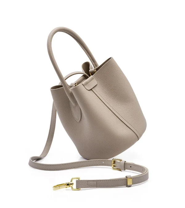⁦2025 Designer Ladies Shoulder Bags Handbags for Woman Luxury Women Genuine Leather Purses and Handbags Bucket Crossbody Bag⁩ - الصورة ⁦4⁩