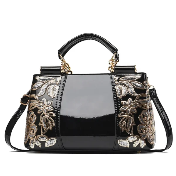⁦Factory New Sequins Flower Pattern Practical Large Capacity Single Shoulder Bag Cross Body Bag Wholesale Women Handbags Custom⁩ - الصورة ⁦6⁩