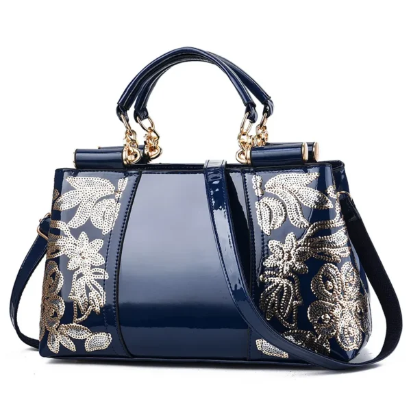 ⁦Factory New Sequins Flower Pattern Practical Large Capacity Single Shoulder Bag Cross Body Bag Wholesale Women Handbags Custom⁩ - الصورة ⁦2⁩
