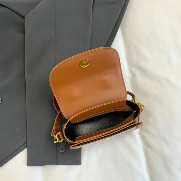 ⁦New  Women Bags Handbags Ladies Shoulder Pu Leather Purses and Handbags Women Cross Body Bags Famous Brand Luxury Portable⁩ - الصورة ⁦5⁩