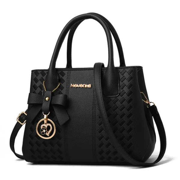 ⁦Ladies Fashion Leather Shoulder Luxury Bags Women Handbags 2021⁩ - الصورة ⁦5⁩