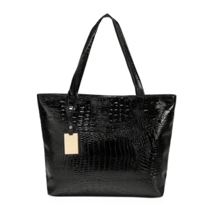 Fashion Casual Women Shoulder Bags Crocodile Handbag PU Leather Female Big Tote Bag Ladies Hand Bags