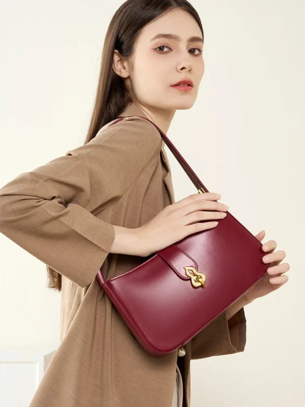 ⁦Custom Fashion Mirror Quality Brands Hand Bags Purses Designer Handbags Ladies Genuine Leather Shoulder Bags for Women Luxury⁩ - الصورة ⁦4⁩