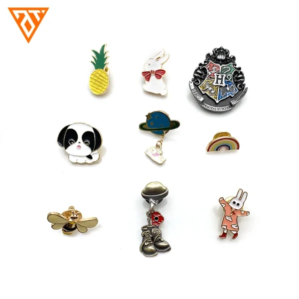 ⁦Memorial Day High Quality Metal Red Flower Brooch Remembrance Day Hard/Soft Enamel Poppy Pin Badge⁩ - الصورة ⁦5⁩