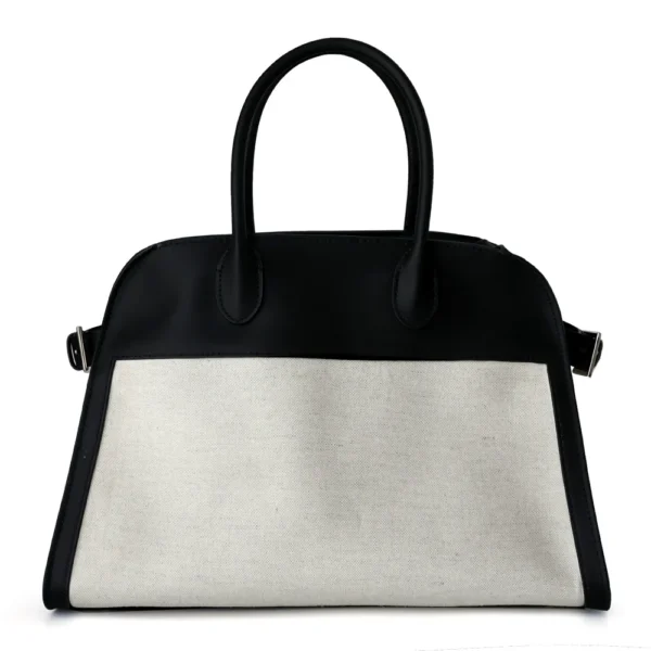 ⁦British Fashion Designer Genuine Cow Leather Large Niche Tote Handbags Luxury Real Leather Ladies Doctor Bags Croco OEM Handbag⁩ - الصورة ⁦3⁩