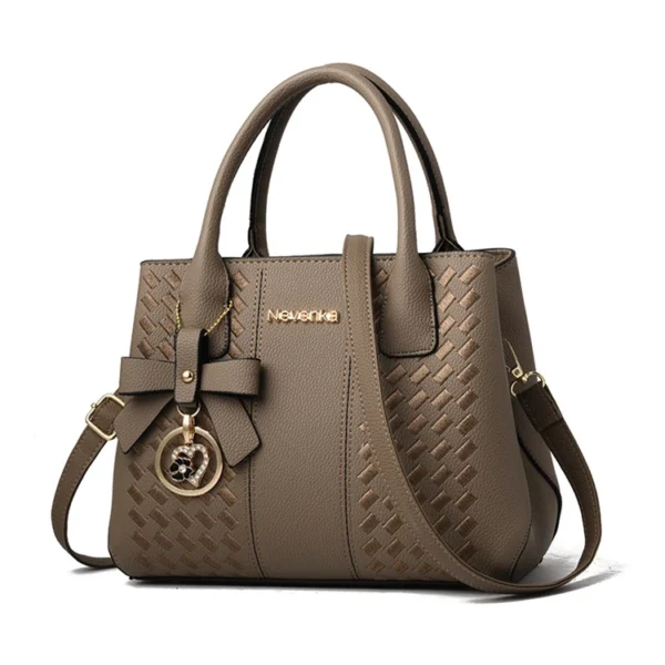 ⁦Ladies Fashion Leather Shoulder Luxury Bags Women Handbags 2021⁩ - الصورة ⁦6⁩