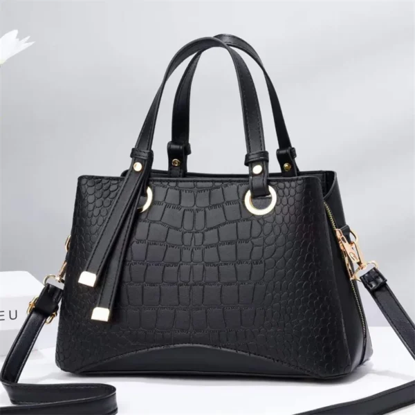 ⁦Designer Large Capacity Leather PU Casual Tote Handbags for Women Famous Brands Ladies Handbags⁩ - الصورة ⁦2⁩