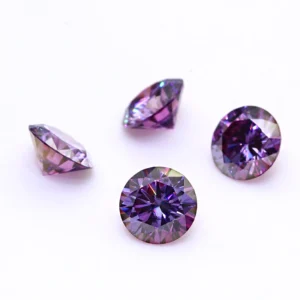Yingma New Arrival Fantastic Purple Colored Moissanite in Loose Gemstones GRA Moissanite Diamond for Jewelry Making