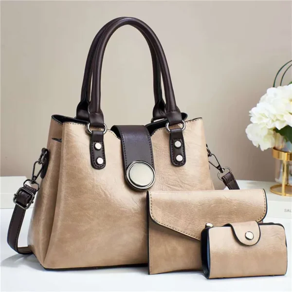 ⁦New in 2023 Leather PU Hand Bags Ladies Luxury Purses and Handbags Bags Women Handbags Ladies Handbags⁩ - الصورة ⁦4⁩
