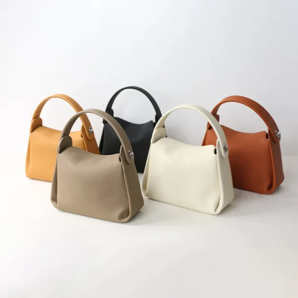 ⁦Factory Custom Luxury Designers Genuine Leather Top Grain Cowhide Handbag for Women Ladies Shoulder Messenger Cross-body Bag⁩ - الصورة ⁦4⁩