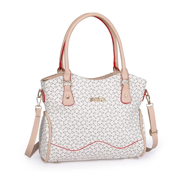⁦Custom Logo 6 in 1 Sets Handbags Wallets Ladies Fashion Large Hand Bags Wallets Girls Luxury Purses for Woman⁩ - الصورة ⁦5⁩