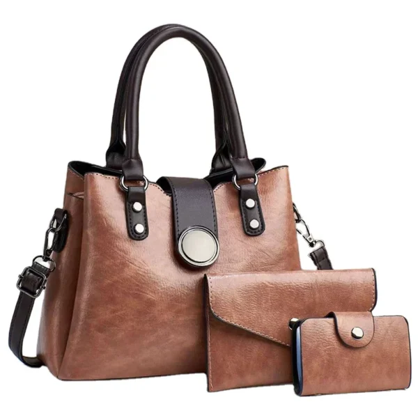 ⁦New in 2023 Leather PU Hand Bags Ladies Luxury Purses and Handbags Bags Women Handbags Ladies Handbags⁩ - الصورة ⁦6⁩