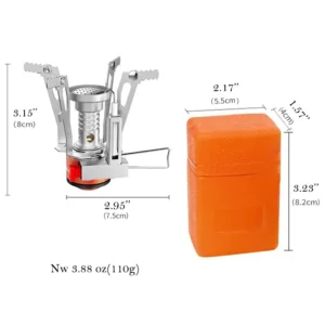 Retail Hot Camping EDC Portable Foldable Reusable Mini Size Gas Stove