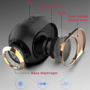 Hot Selling X6 TWS 5W Outdoor Waterproof Speaker Bass Wireless Speaker Support Hands-free USB AUX TF Card Speakers