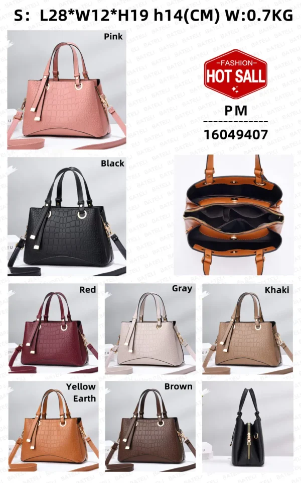 Designer Large Capacity Leather PU Casual Tote Handbags for Women Famous Brands Ladies Handbags