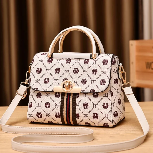 ⁦New 2022 Printed Small Bag Trendy Women's Wallet and Retro Women's One-shoulder Bag Handbag⁩ - الصورة ⁦4⁩