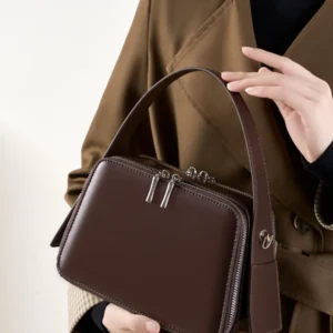 Wholesale Products Exquisite Women Bags Designer Luxury Leather Tote Handbag Genuine Cowhide Waxed Leather Fashion Casual Bag