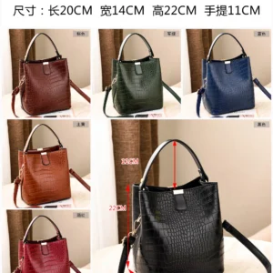 New Style in 2023 Leather PU Women Handbags Handbags for Women Luxury Women's Bucket Bags Handbags