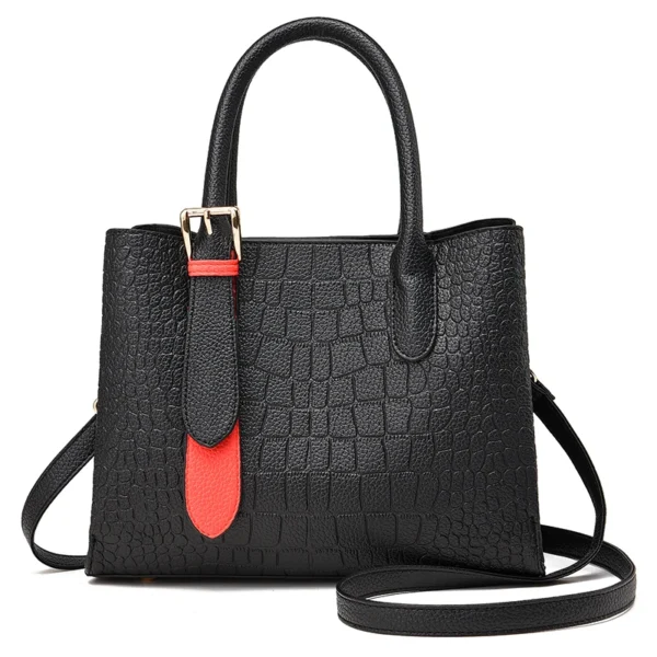 ⁦New crocodile Grain Simple Commuting Large Capacity Women Handbags Versatile Ladies Shoulder Bag Cross Body Bag Custom Wholesale⁩ - الصورة ⁦6⁩