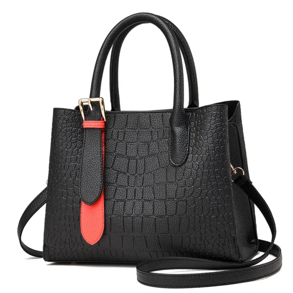⁦New crocodile Grain Simple Commuting Large Capacity Women Handbags Versatile Ladies Shoulder Bag Cross Body Bag Custom Wholesale⁩ - الصورة ⁦4⁩