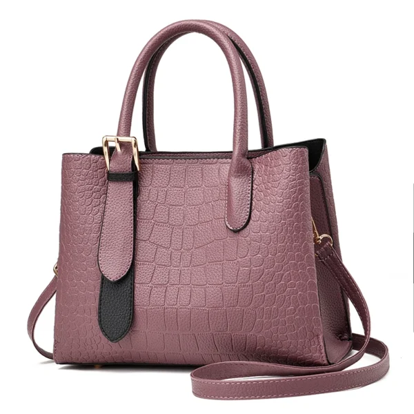 ⁦New crocodile Grain Simple Commuting Large Capacity Women Handbags Versatile Ladies Shoulder Bag Cross Body Bag Custom Wholesale⁩ - الصورة ⁦2⁩