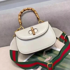 2025 Custom Famous Brands Designer Women Bamboo Handle Handbags Customizable Luxury Real Leather Ladies Hand Bags Crossbody