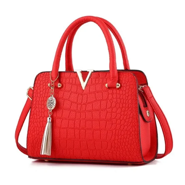⁦2 PCS Set 2024 Wholesale Luxury New Retro Rose Flower Designer Ladies Large Capacity Borsa Da Donna PU Leather Handbag Set⁩ - الصورة ⁦2⁩