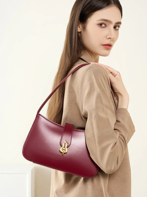 ⁦Custom Fashion Mirror Quality Brands Hand Bags Purses Designer Handbags Ladies Genuine Leather Shoulder Bags for Women Luxury⁩ - الصورة ⁦3⁩