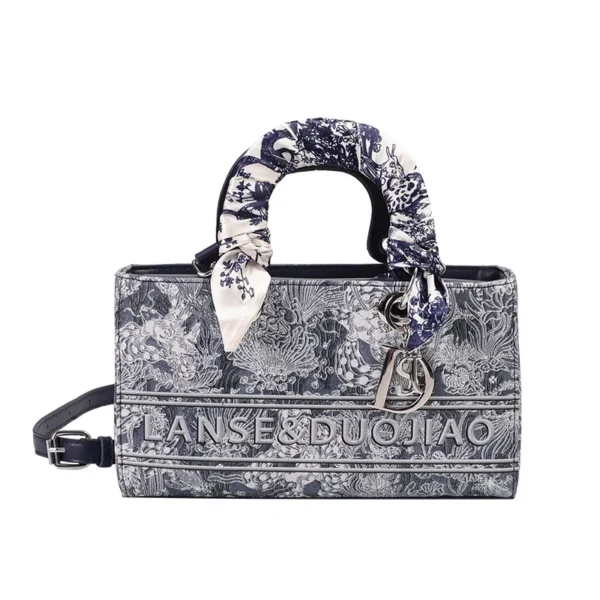 ⁦2024 Fashion Luxury Designer Handbags High Quality 2024 Letter Printed PU Leather Large Capacity Women Shoulder Crossbody Bags⁩ - الصورة ⁦6⁩