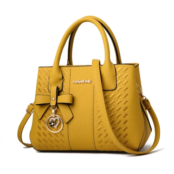 ⁦Ladies Fashion Leather Shoulder Luxury Bags Women Handbags 2021⁩ - الصورة ⁦2⁩