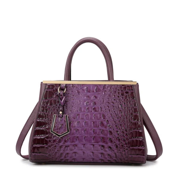 ⁦New Designer Bags Crocodile Pattern Lady Purses Designer Handbags Women Famous Brands Purses and Handbags⁩ - الصورة ⁦3⁩