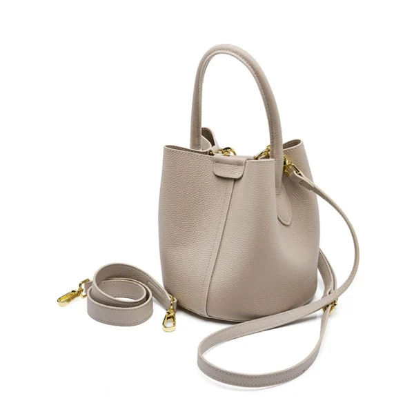 ⁦2025 Designer Ladies Shoulder Bags Handbags for Woman Luxury Women Genuine Leather Purses and Handbags Bucket Crossbody Bag⁩ - الصورة ⁦3⁩