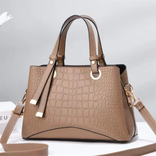 ⁦Designer Large Capacity Leather PU Casual Tote Handbags for Women Famous Brands Ladies Handbags⁩ - الصورة ⁦5⁩