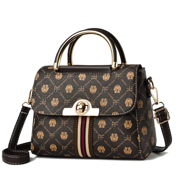 ⁦New 2022 Printed Small Bag Trendy Women's Wallet and Retro Women's One-shoulder Bag Handbag⁩ - الصورة ⁦6⁩