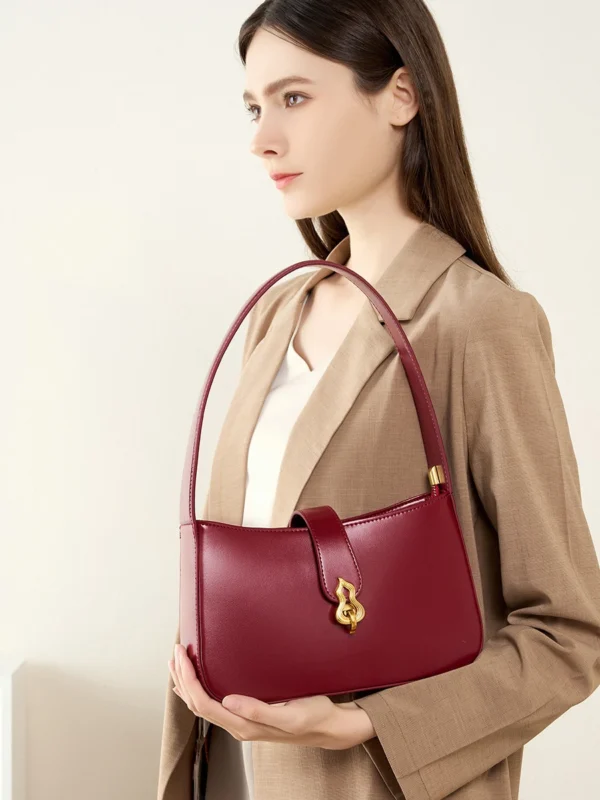⁦Custom Fashion Mirror Quality Brands Hand Bags Purses Designer Handbags Ladies Genuine Leather Shoulder Bags for Women Luxury⁩ - الصورة ⁦5⁩