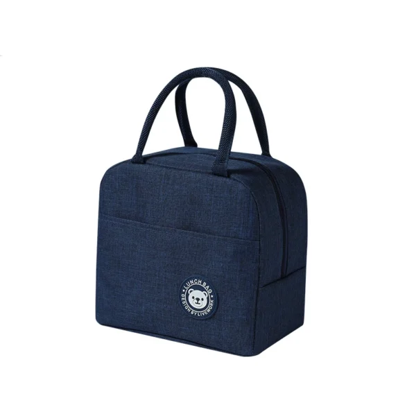 ⁦Wholesale Outdoor Portable Aluminum Foil Insulation Bag Picnic Bags Bento Box Pouch Thermal Lunch Bags for School Kids⁩ - الصورة ⁦6⁩