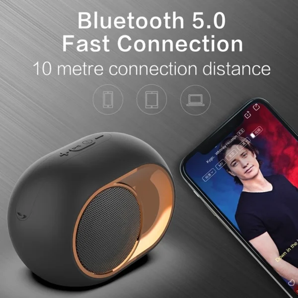⁦Hot Selling X6 TWS 5W Outdoor Waterproof Speaker Bass Wireless Speaker Support Hands-free USB AUX TF Card Speakers⁩ - الصورة ⁦5⁩