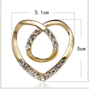 Hot Sale Silk Scarf Shawl Buckle Rhinestone Scarf Ring Flower Shaped Brooch Clip Spiral Hijab Scarf Ring Buckle