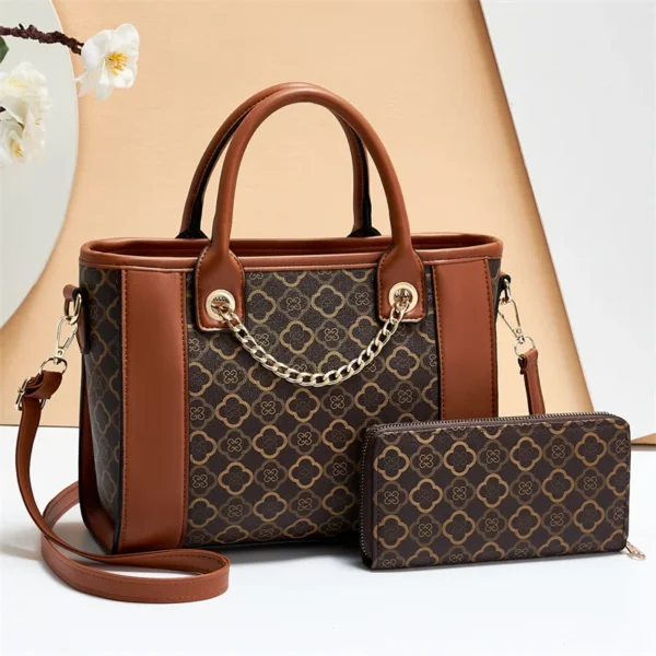 ⁦Wholesale Women Bags Handbag  Classic Four-leaf Clover  One Shoulder Crossbody  Retro Womens Wallet Chain Handbags⁩ - الصورة ⁦4⁩