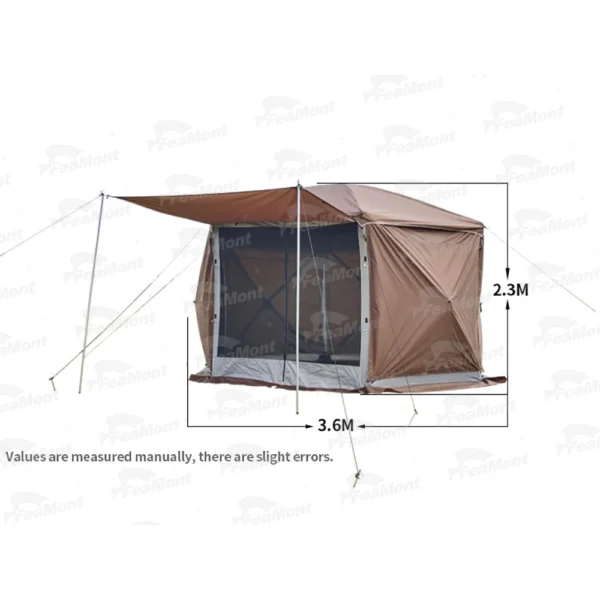 ⁦FEAMONT Wholesale Sale Canvas Waterproof Tent Outdoor Camping Tent⁩ - الصورة ⁦2⁩