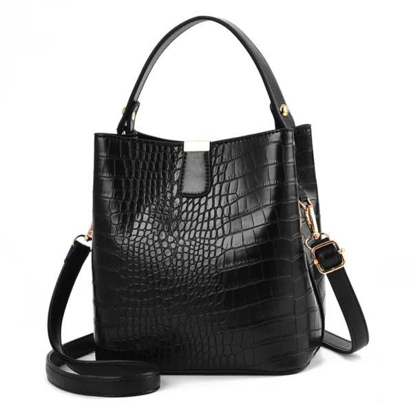 ⁦New Style in 2023 Leather PU Women Handbags Handbags for Women Luxury Women's Bucket Bags Handbags⁩ - الصورة ⁦6⁩
